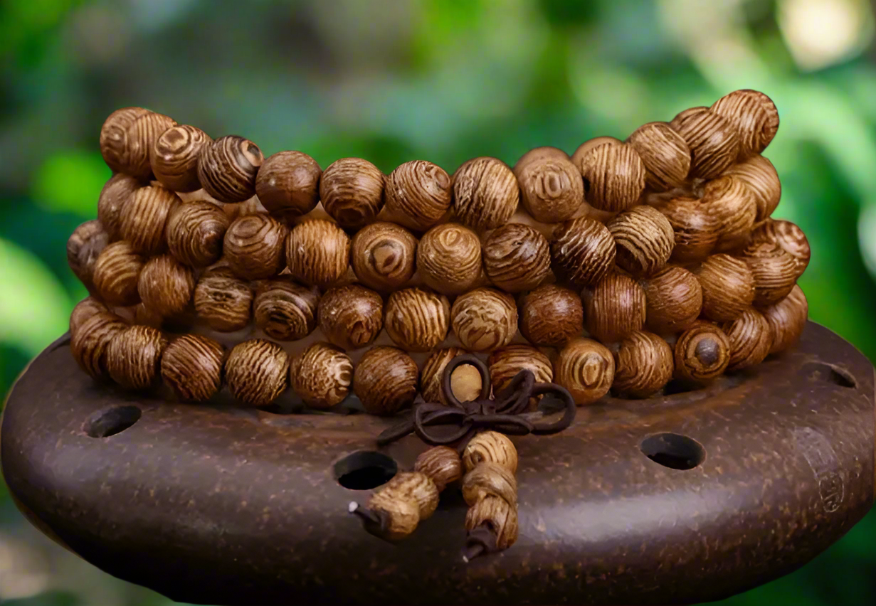 1pc of 108 Wood Prayer Beads.